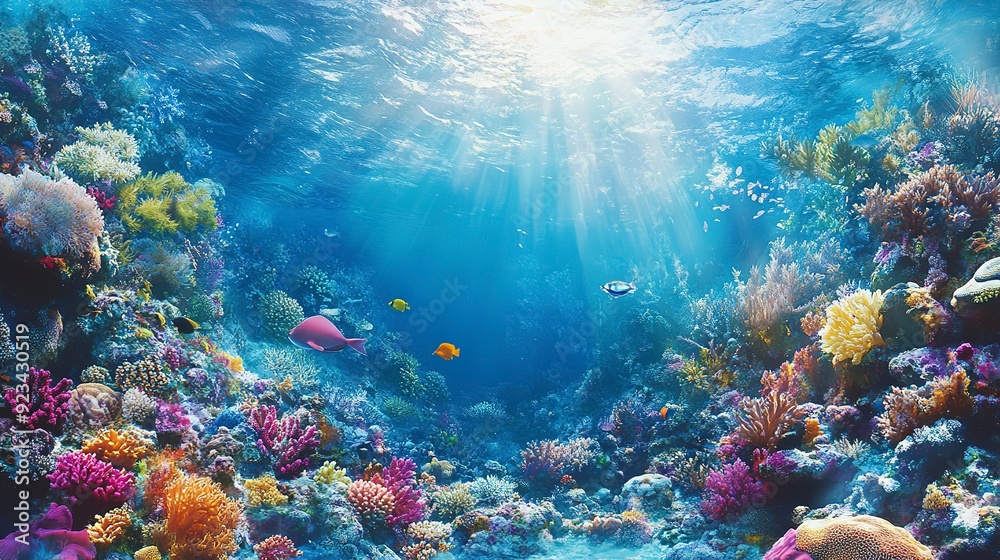 underwater world of the coral reef underwater world of the coral reef