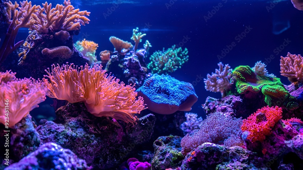 Obraz premium coral reef and coral