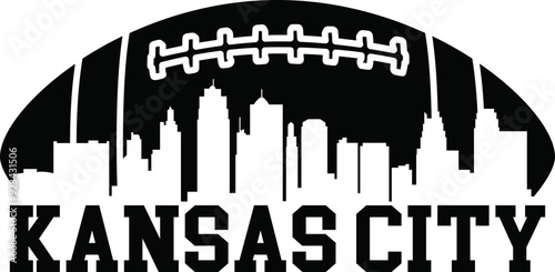 Football Kansas city Cricut and Silhouette SVG file