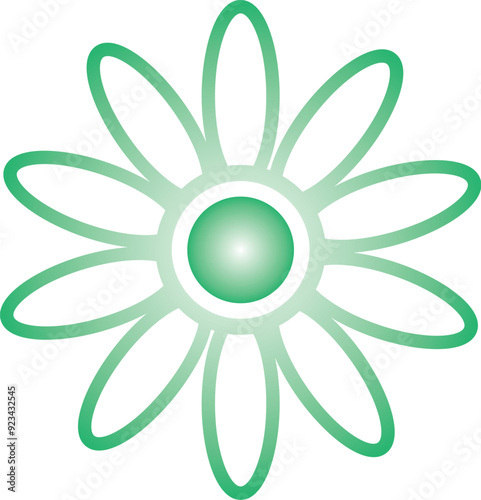 abstract flower illustration