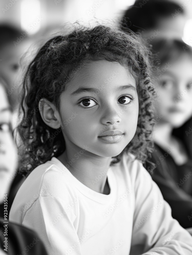 Young Girl in School Young Girl in School