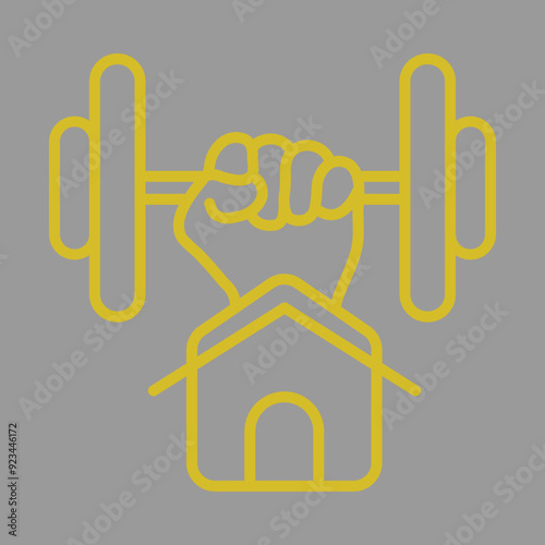 Fitness Center icon Design