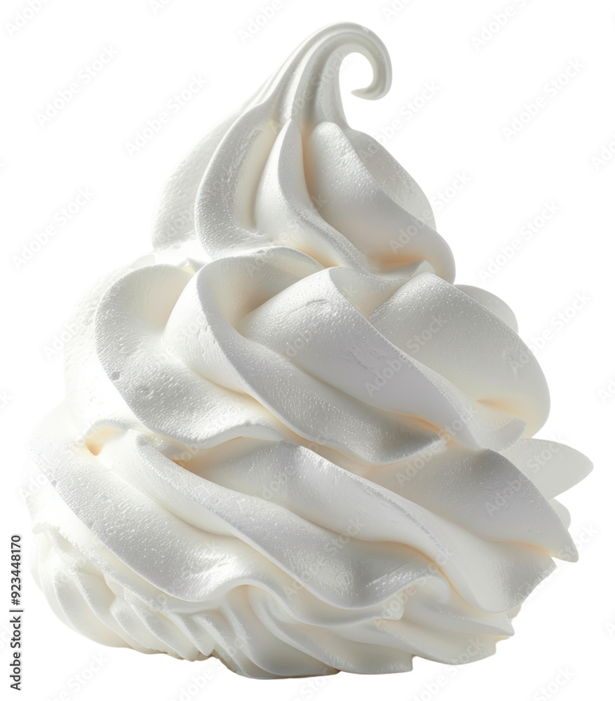 PNG Creamy swirled soft serve treat PNG Creamy swirled soft serve treat