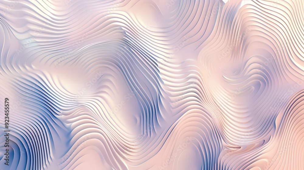 An abstract line pattern with undulating, parallel lines creating a wave-like effect An abstract line pattern with undulating, parallel lines creating a wave-like effect