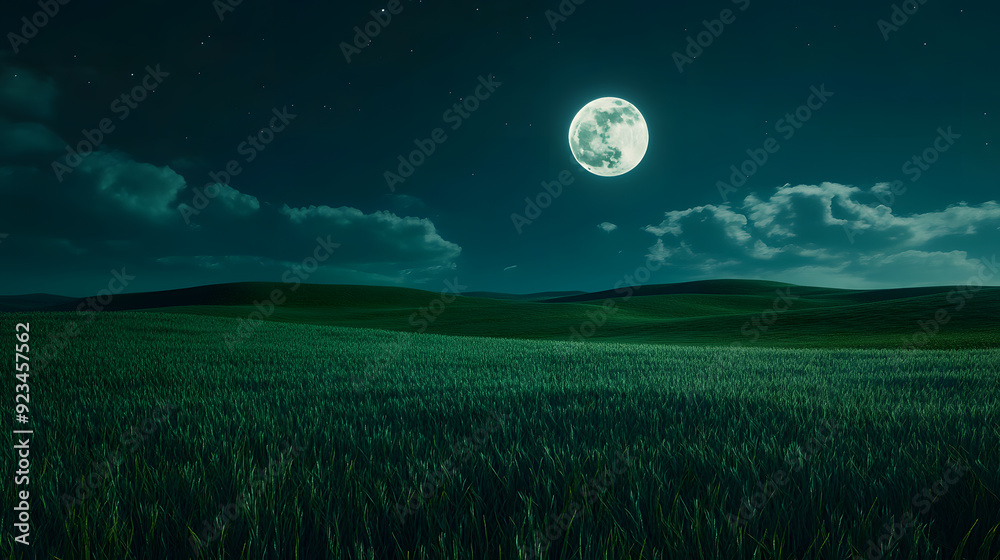 Fototapeta premium gold, moon, religion, religious, full, god, india, indian, moonlight, silhouette, tradition, full moon, hinduism, night, illustration, celebration, cloud, vector, atmosphere, bokeh, celebrate, culture