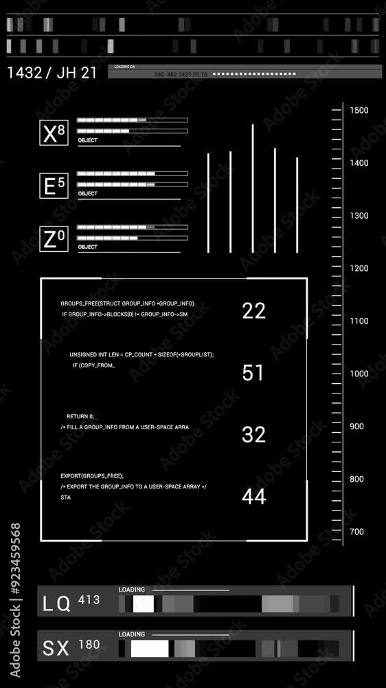 HUD 2GFX Technology Sci Fi 2D texture. User Interface data display. Data text element 3 HUD 2GFX Technology Sci Fi 2D texture. User Interface data display. Data text element 3