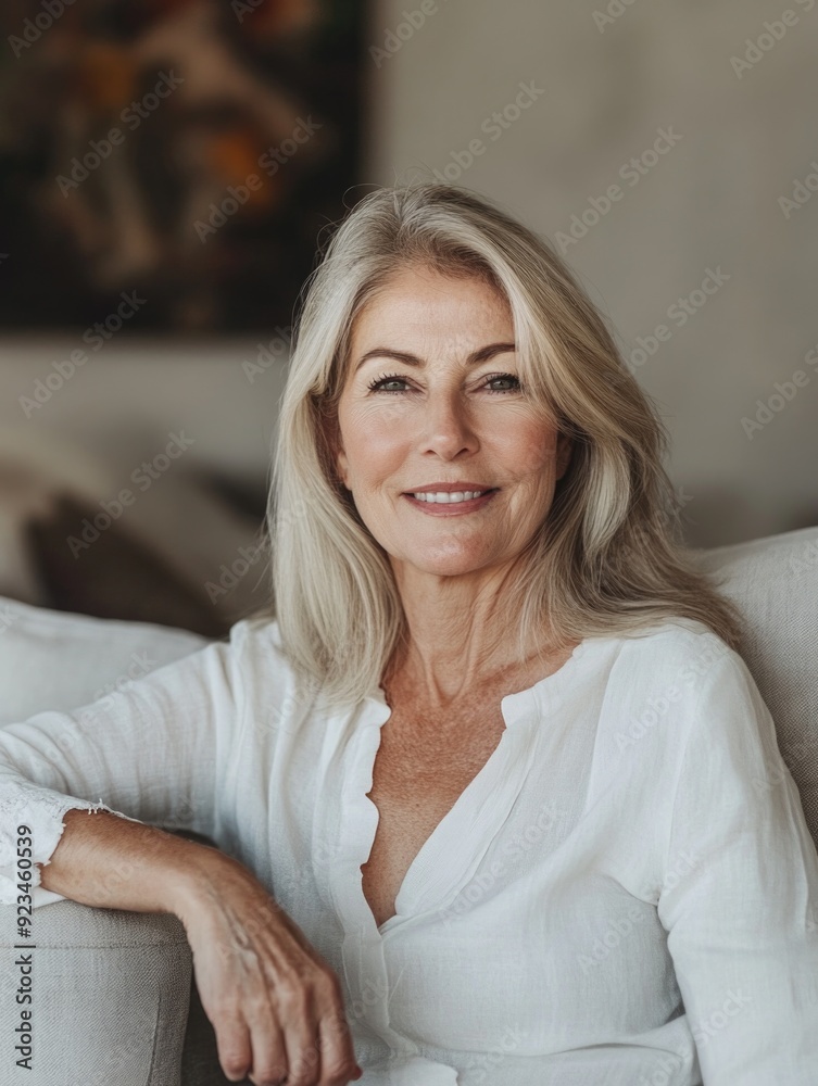 Professional Woman in White Sweater Professional Woman in White Sweater