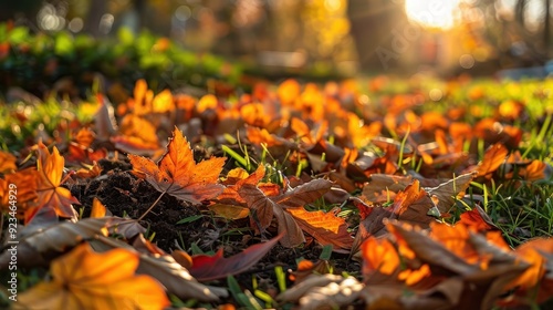 Autumn's arrival signals the end of the growing season, with many plants entering dormancy. photo