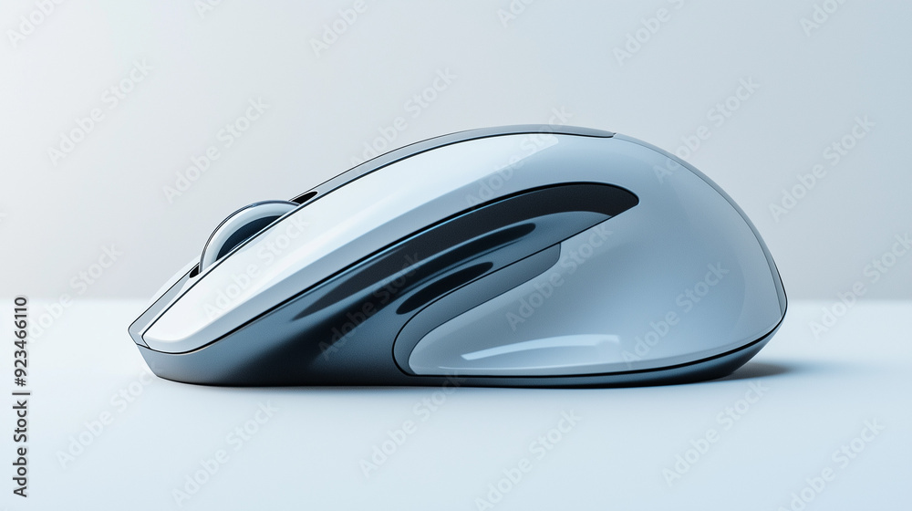 A close-up of a computer mouse with a surface, highlighting its advanced features and compatibility with modern devices. A close-up of a computer mouse with a surface, highlighting its advanced features and compatibility with modern devices.