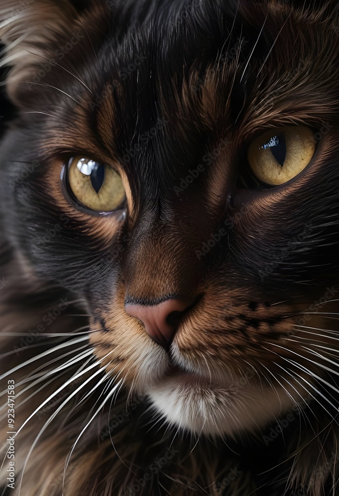 face of a cat photographed close up face of a cat photographed close up