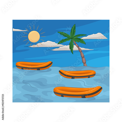 Illustration of flood 