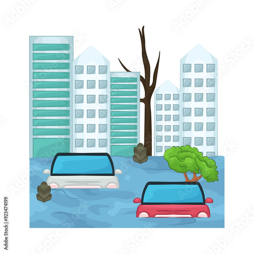 Illustration of flood 