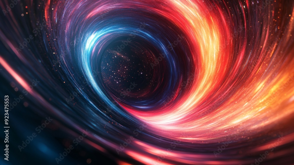 Cosmic Vortex - A Swirling Nebula in Space Cosmic Vortex - A Swirling Nebula in Space