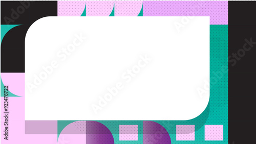 Modern geometric pattern