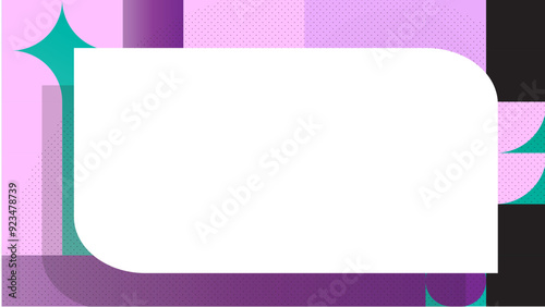 Modern geometric pattern