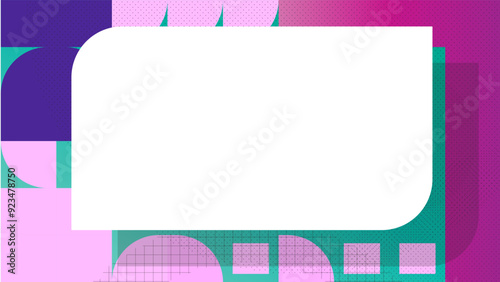 Modern geometric pattern