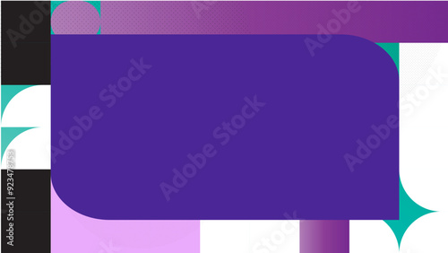 Modern geometric pattern
