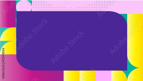 Modern geometric pattern
