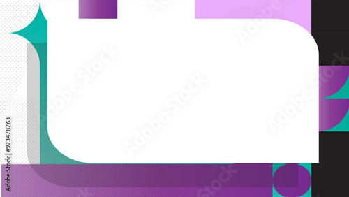 Modern geometric pattern