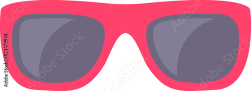 Sunglasses icon. Flat style. Hipster glasses.