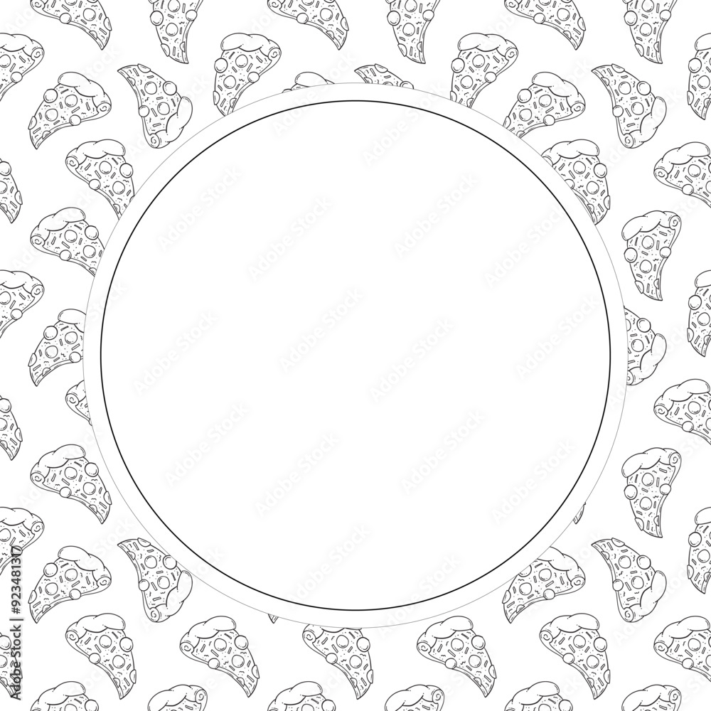 food and beverage frame in doodle style frame background food and beverage frame in doodle style frame background