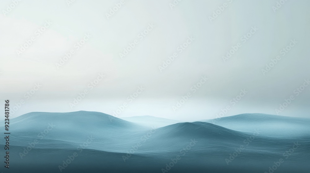 Fototapeta premium Misty Mountain Landscape