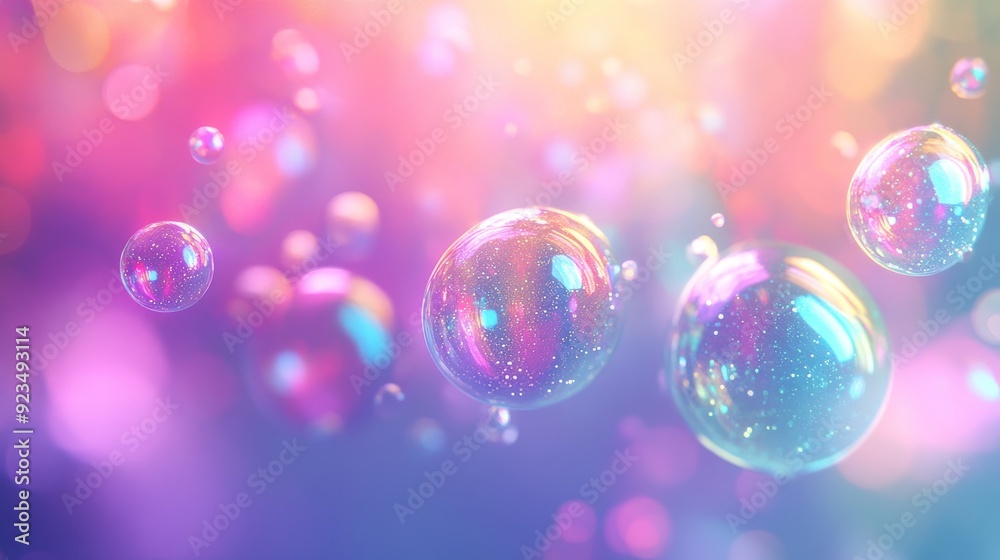 Abstract Dreamy Bubbles Abstract Dreamy Bubbles