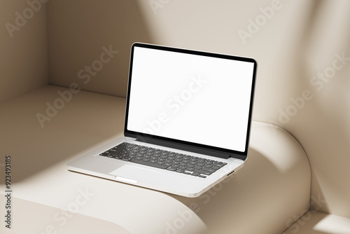 Minimalist Laptop Mockup for showcasing your UI design to clients