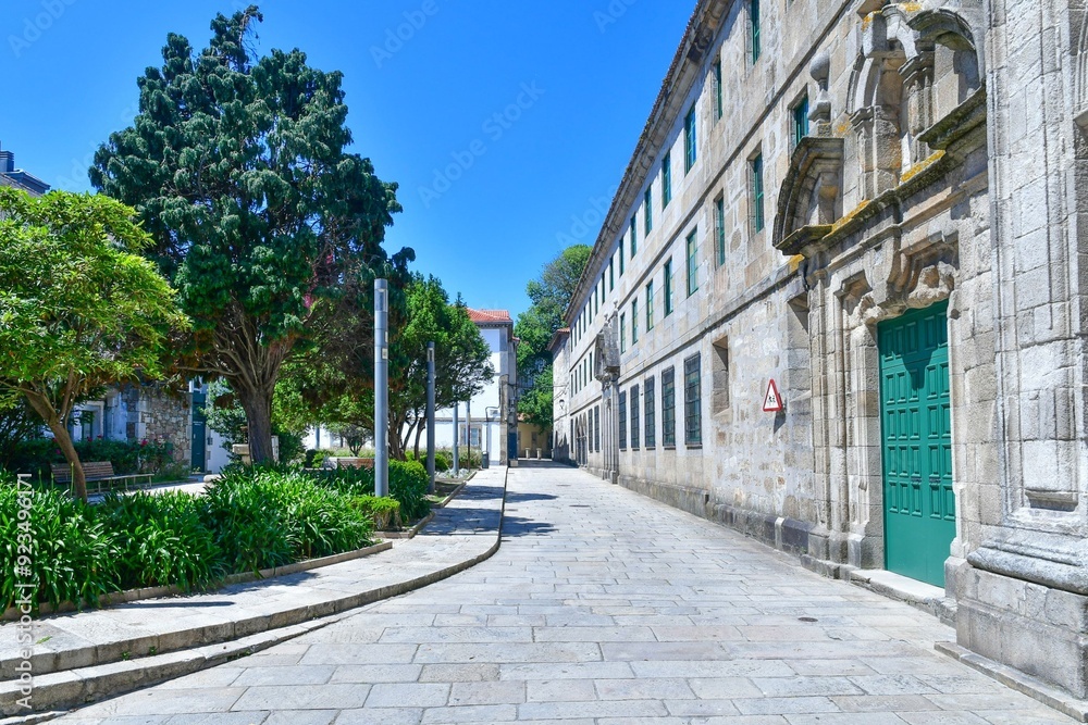 Obraz premium The city of A Coruna in Spain.