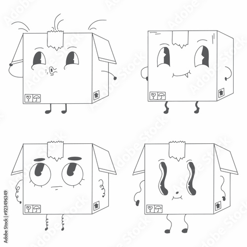unboxing time vector design sale