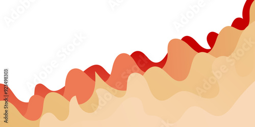 Colorful abstract Doodle Fire gradient background. Vector hand drawn illustration in red, yellow, orange colours for business, wallpaper, wrapping, textile, banners	