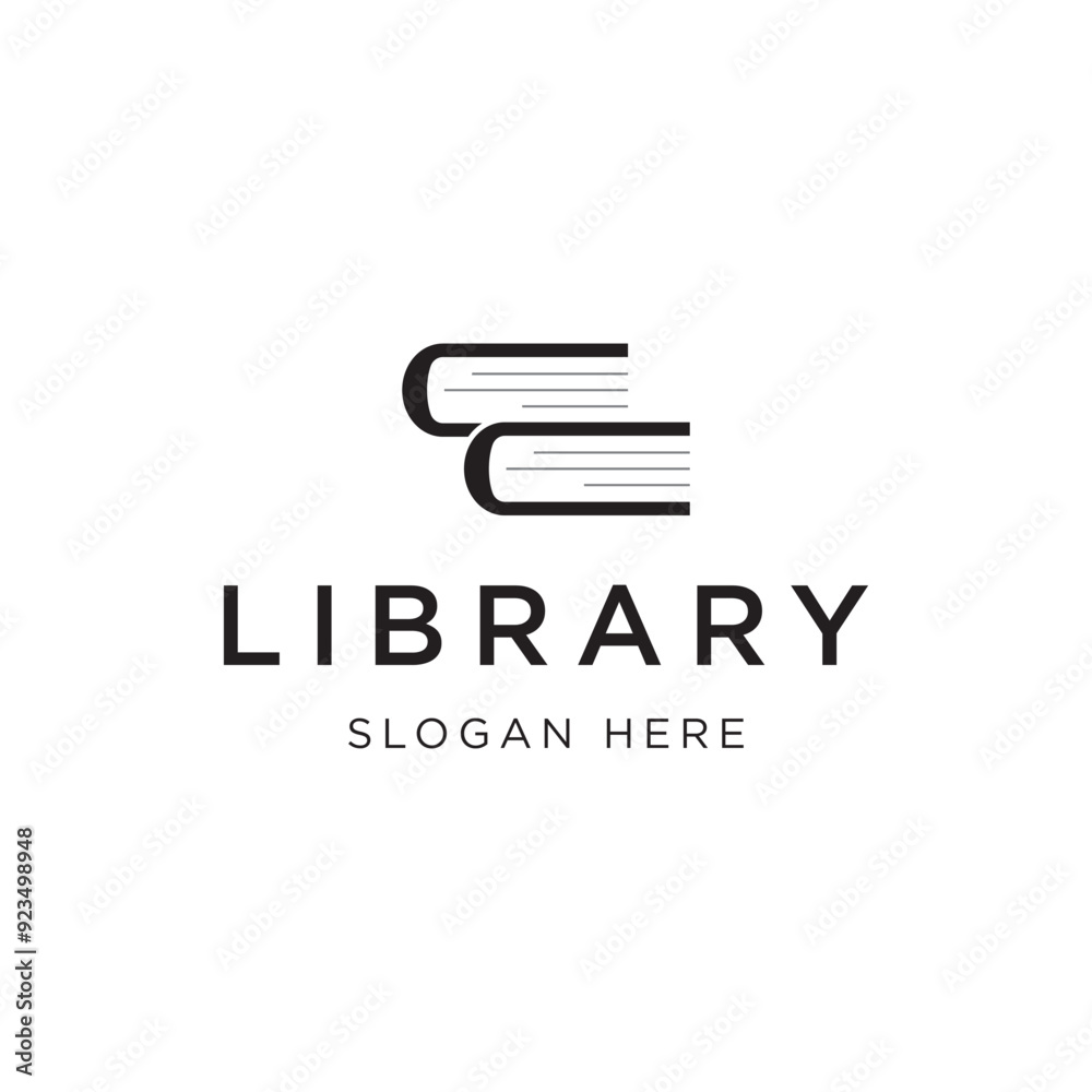 Book logo template design with creative ideas. Logo for business, school, development, education, academic, e book and library Book logo template design with creative ideas. Logo for business, school, development, education, academic, e book and library