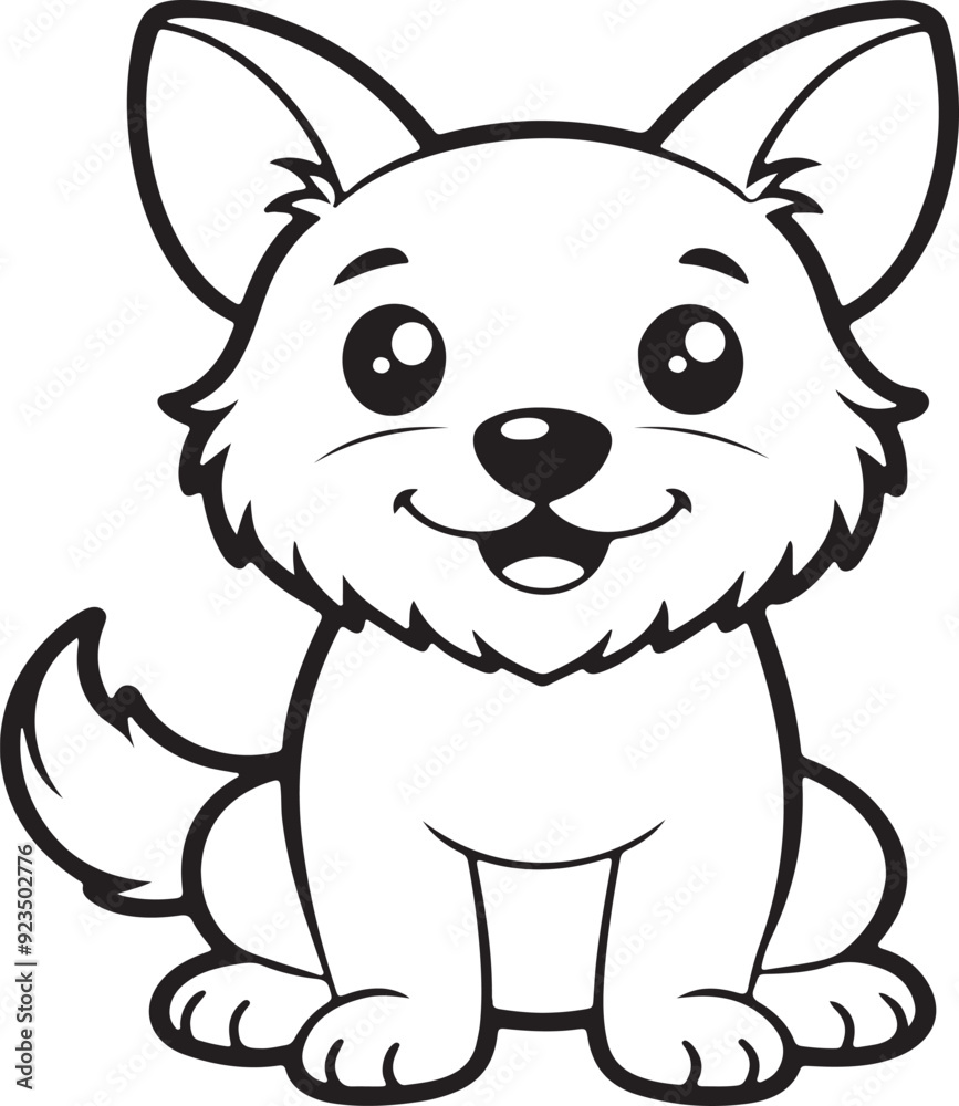 Fototapeta premium Dog Art & Illustration