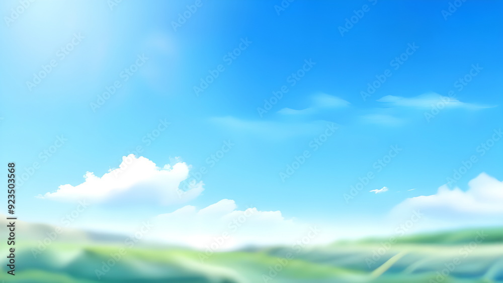 Obraz premium backdrop with autumn sky