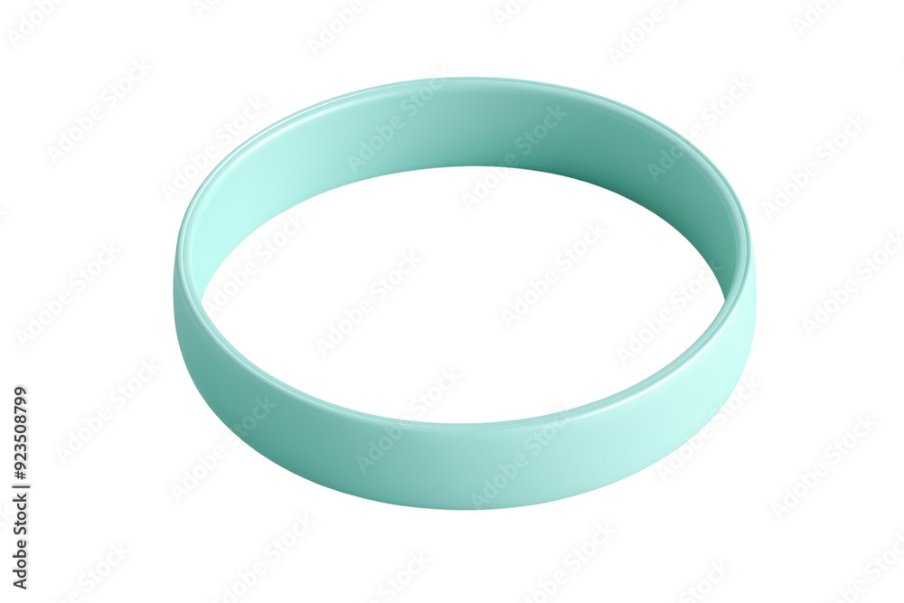 Minimalistic teal silicone wristband isolated on transparent background. Simple design, modern accessory, unisex wearable. High-quality stock photo. Minimalistic teal silicone wristband isolated on transparent background. Simple design, modern accessory, unisex wearable. High-quality stock photo.