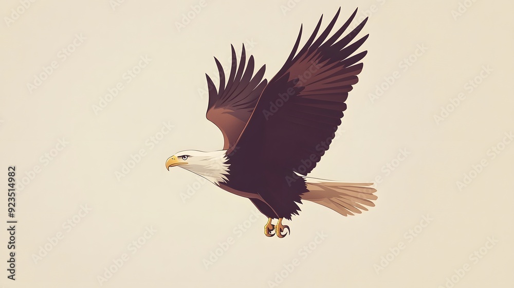 Obraz premium american bald eagle