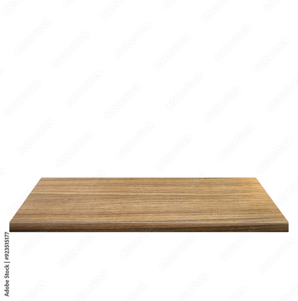 Empty wooden table front view isolated on white background. Empty wooden table front view isolated on white background.