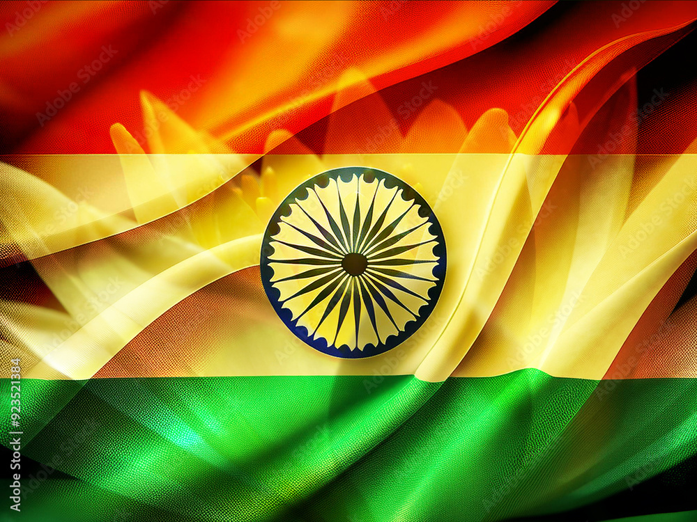 Indian Flag Lotus