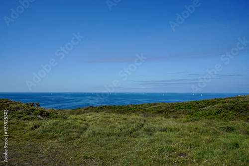 Around Cape Touriñán landscapes, Background, Galicia, Spain