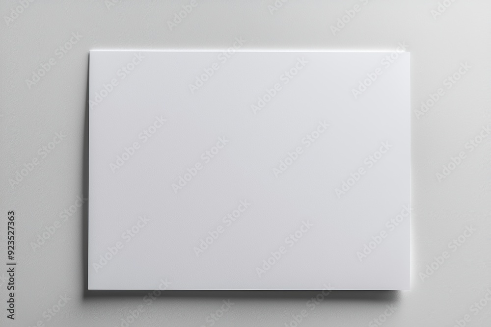 Blank A4 Paper Mockup on Isolated Background created with Generative AI Blank A4 Paper Mockup on Isolated Background created with Generative AI