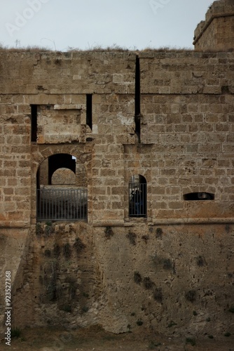 Walls of Othello Castle, Cyprus.