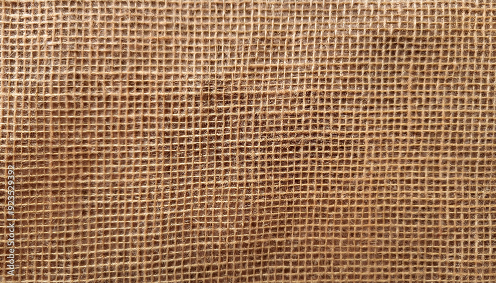 Top view of natural brown hessian cloth or gunny sack. Hessian cloth is an inexpensive fabric or garment made of hessian or burlap formed of jute, coarsely woven fabric. Abstract texture background Top view of natural brown hessian cloth or gunny sack. Hessian cloth is an inexpensive fabric or garment made of hessian or burlap formed of jute, coarsely woven fabric. Abstract texture background