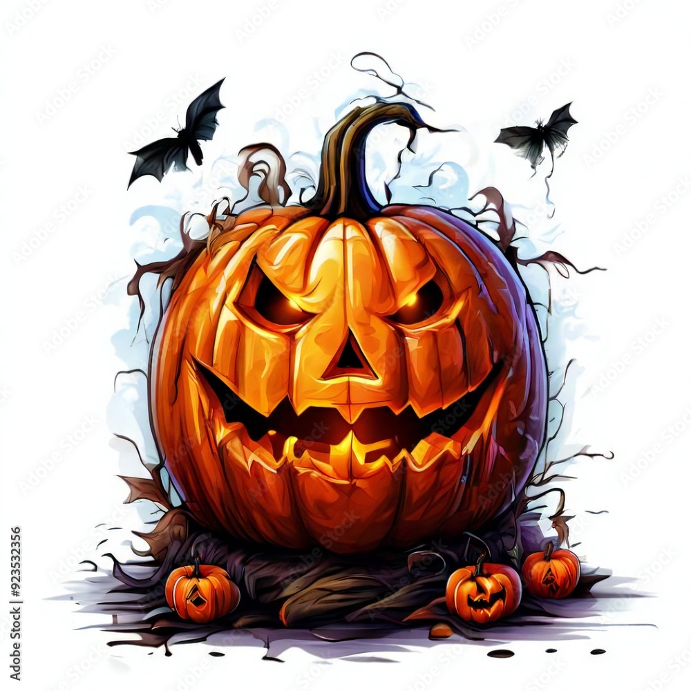 Halloween pumpkin graphics background Halloween scene Halloween pumpkin graphics background Halloween scene
