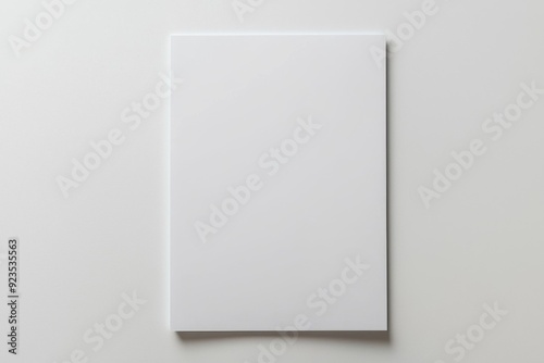 Blank A4 Paper Mockup on Isolated Background created with Generative AI