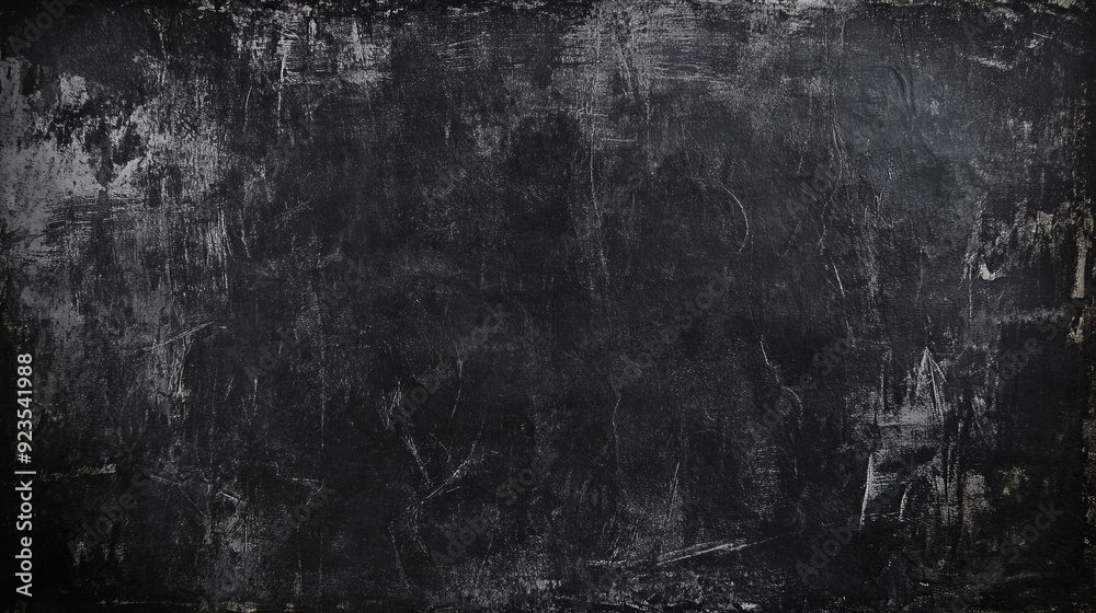 Naklejka premium Grungy Black Chalkboard Background