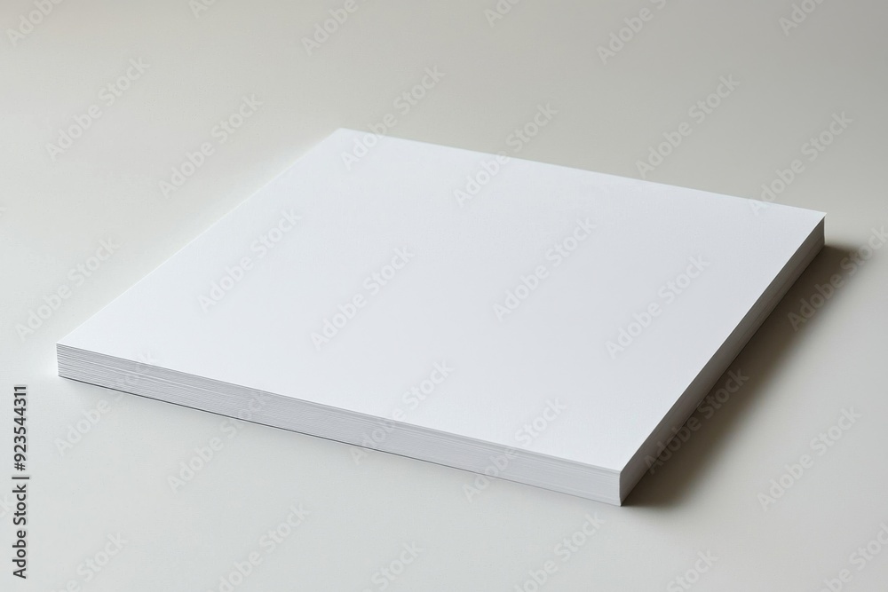 Blank A4 Paper Mockup on Isolated Background created with Generative AI Blank A4 Paper Mockup on Isolated Background created with Generative AI