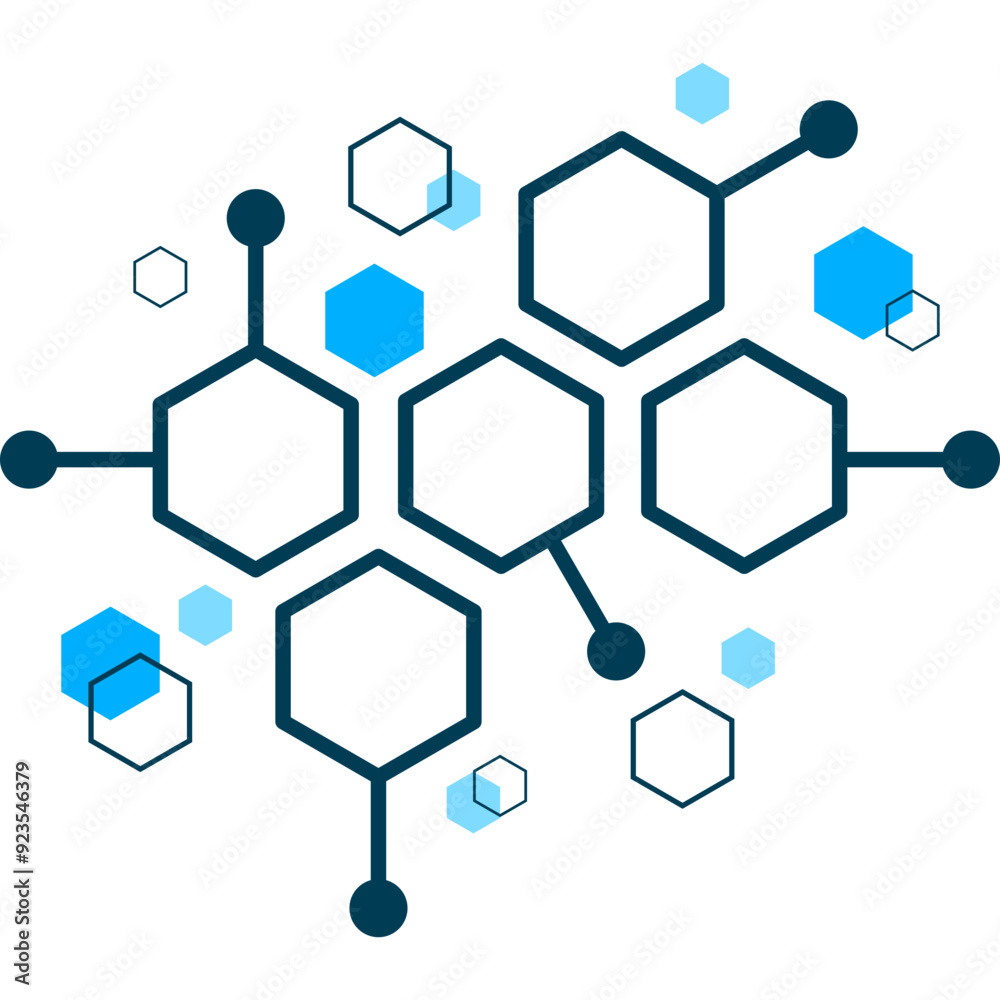 Abstract Hexagon Medical Ornament Abstract Hexagon Medical Ornament