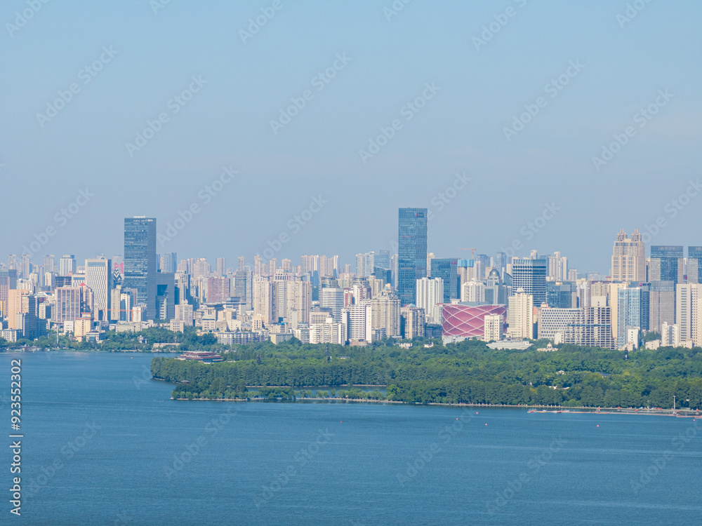 Summer scenery of Wuhan East Lake Scenic Area Summer scenery of Wuhan East Lake Scenic Area