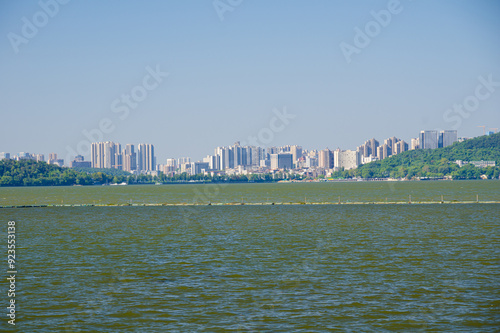 Summer scenery of Wuhan East Lake Scenic Area photo