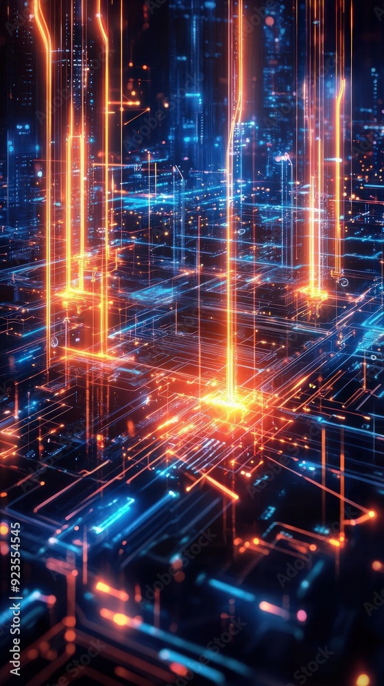 Cyber landscape with digital fortresses and firewall defenses, cybersecurity, protection Cyber landscape with digital fortresses and firewall defenses, cybersecurity, protection
